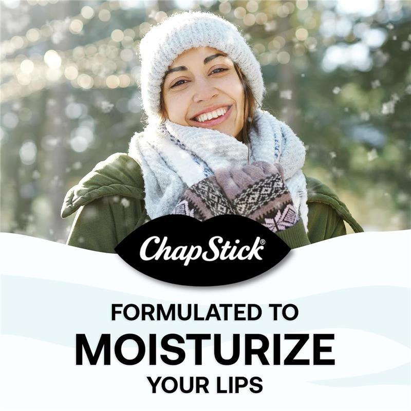 ChapStick Classic Collection Lip Balm Holiday Gift Set - 5 Flavors: Original, Spearmint, Cherry, Strawberry - Smooth