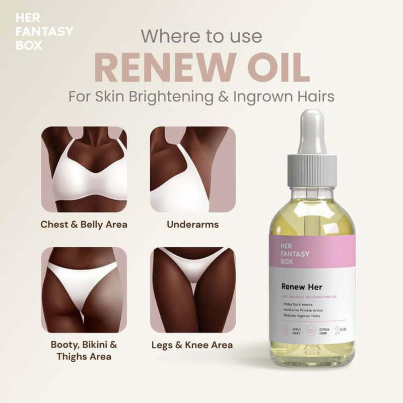 Renew Her Oil for Ingrown Hair & Smooth, Even Skin - 3 Pack