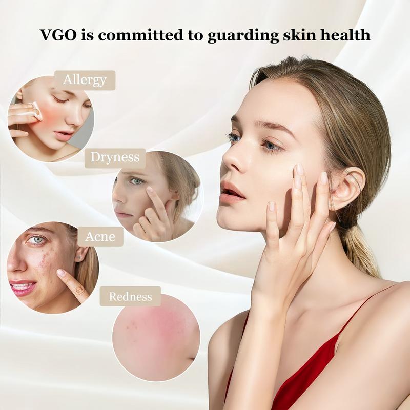 VGO-Vitamin C Serum, Moisturizer, and Facial Cleanser Set Cleansing Moisturizing Suitable for sensitive skin-Live Skincare Radiance-A Moisture Hydrate skincare products sets Facial Skin Care Set gentle skincare