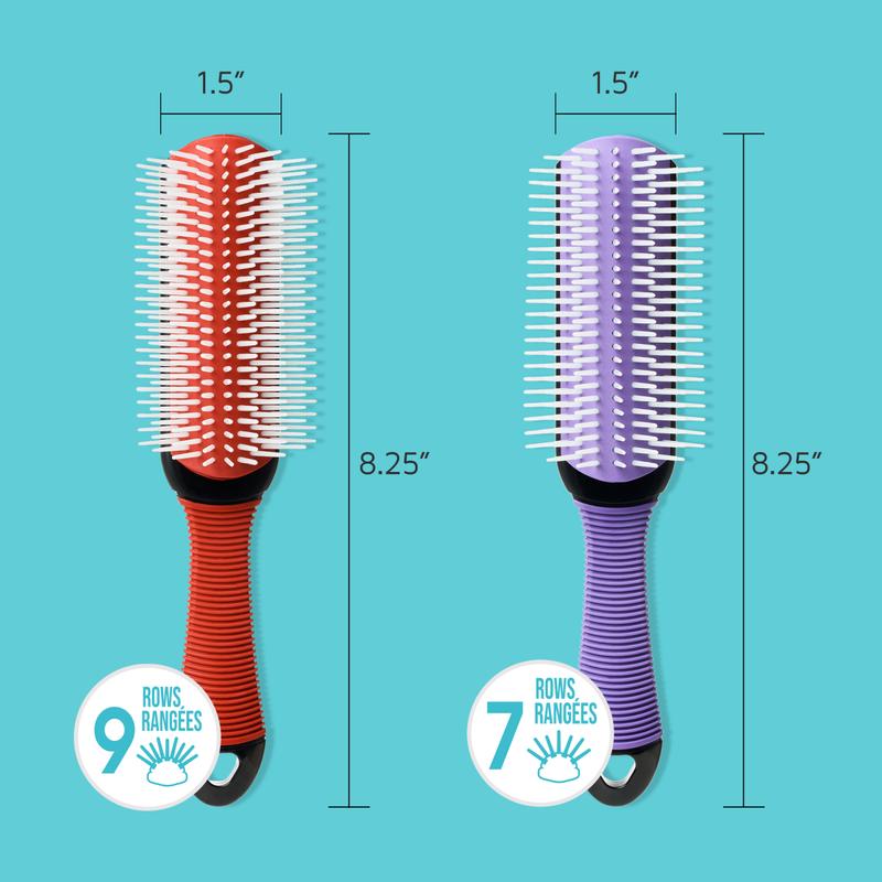 KISS Colors & Care Professional Detangling Non-Slip Brush