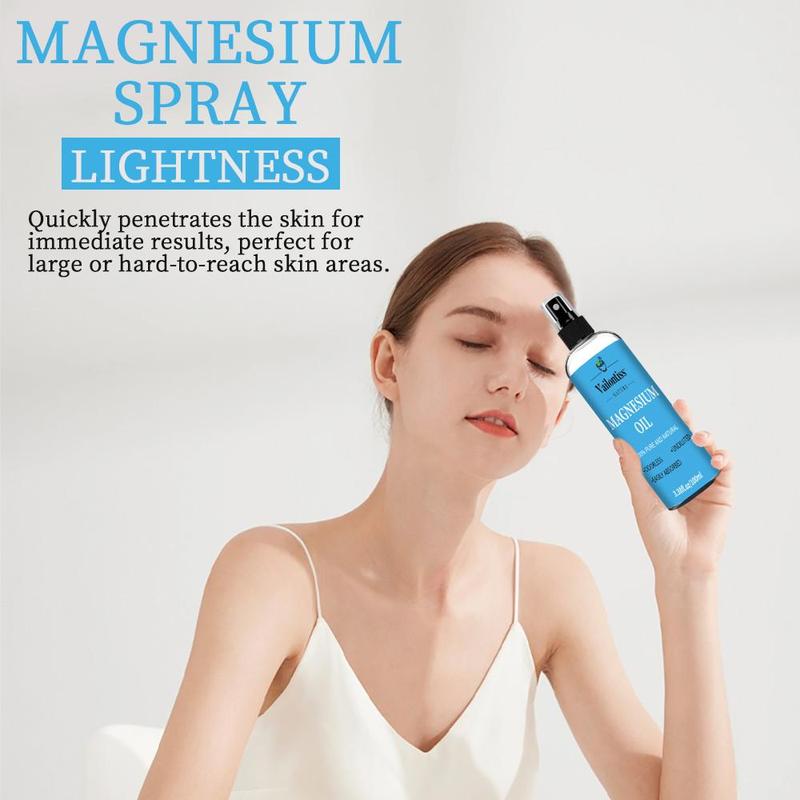 Long-lasting Magnesium Oil Spray, Body Skincare Spray Oils, Natural Body Essential Oil for Men & Women, Body Care Cosmetic Skincare Products.