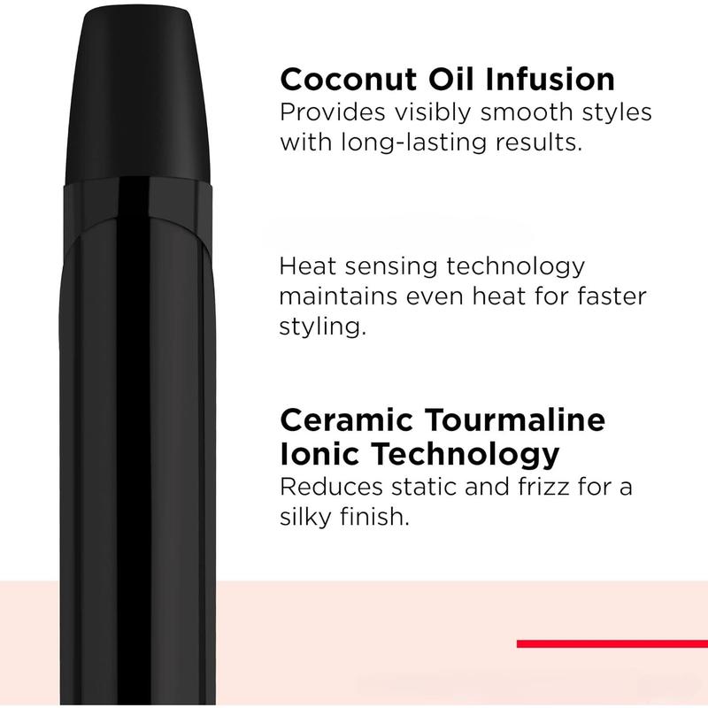 SmoothStay Coconut Oil-Infused Curling Iron | for Shiny, Smooth Curls (1 in)