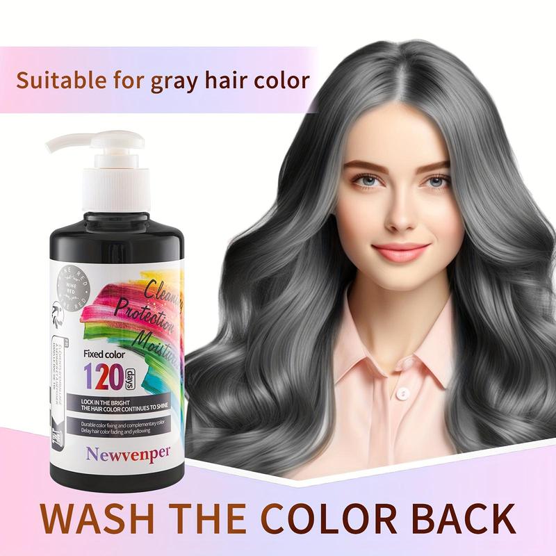 Color Fixing Shampoo, Durable Hair Dye Care and Complementary Color, Gentle Clean, Moisturizing and Nourishing, Smooths & Shines Hair Color Protecting Shampoo