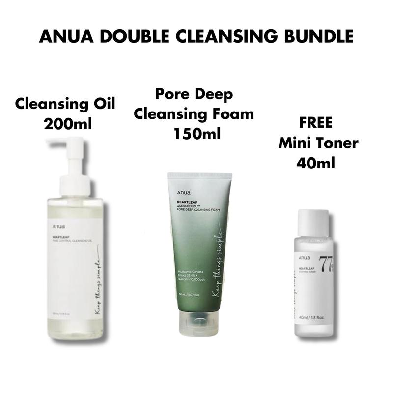 Anua Double Cleansing Bundle