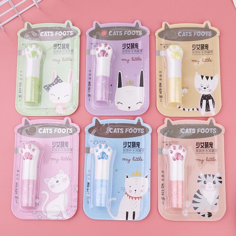 Cat Paw Design Lipstick Lip Balm Moisturizing Lipstick Cute Cat Paw Hydrating Cat Claw Shaped Lip Care Moisturize Skincare Moisturizer