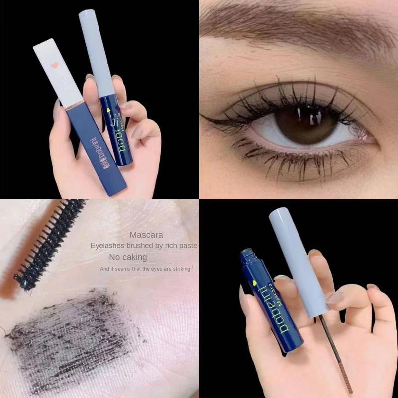 Long Lasting Waterproof Mascara, 1 Count Natural Curl Eyelashes Mascara, Professional Eye Enhancement Makeup Products