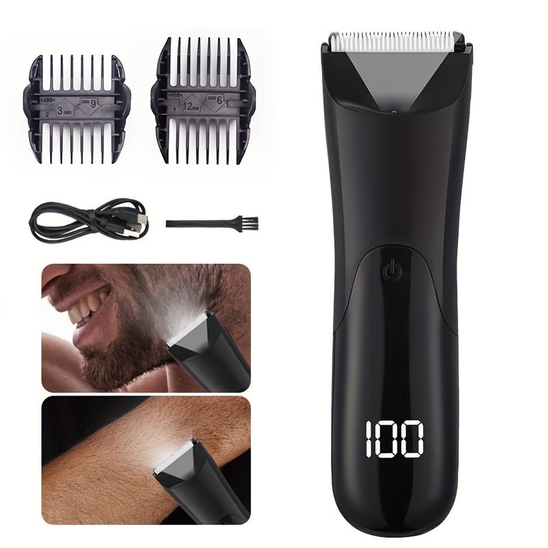 Mens Grooming Trimmer - Advanced Electric Shaver for Body Hair, Inguinal, and Pubic Areas with Durable Ceramic Blade for Smooth Shaving - Perfect Gift Idea for Men, Designed for Male Hygiene and Grooming Suitable for Ages 14+