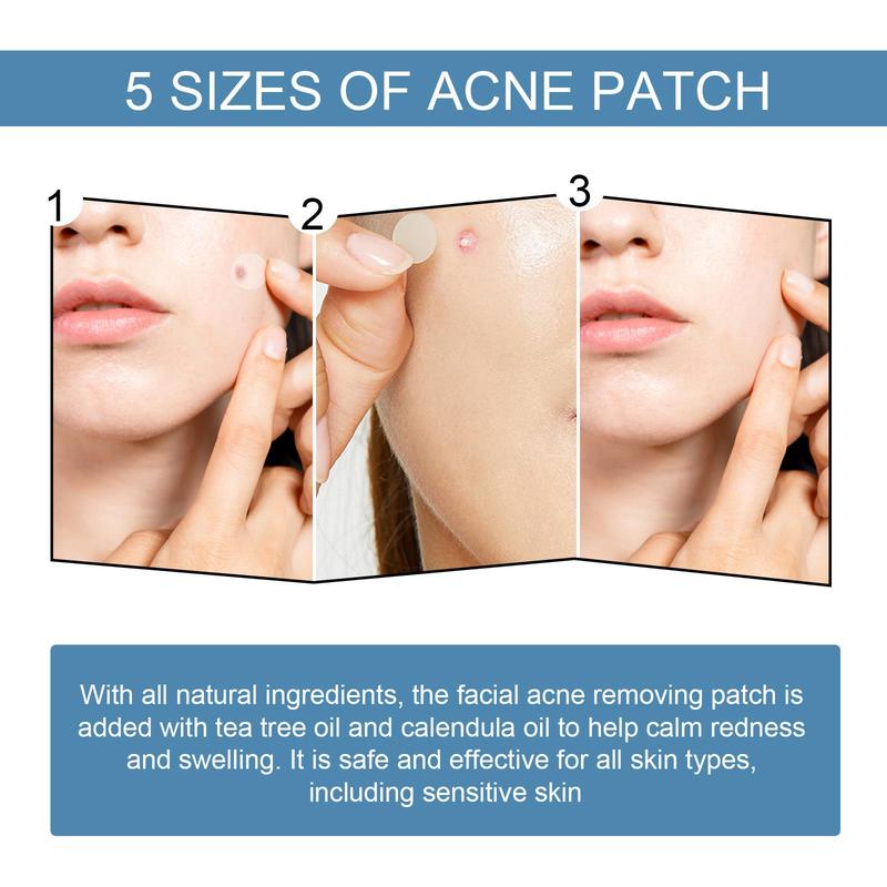 Acne Patch,1 Box 2 Boxes  Tea Tree & Marigold Oil Hydrocolloid Acne Cover Patch, Facial Skin Care Product for Teenager & Adult