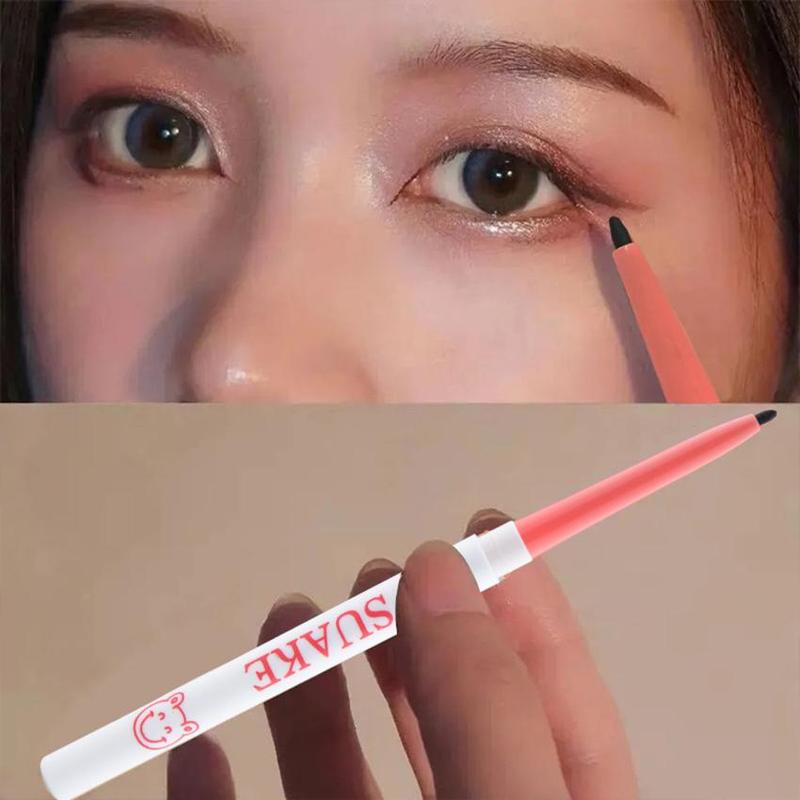 Long-lasting Gel Eyeliner, Portable Waterproof Eyeliner Gel Pen, Cosmetic Makeup for Women Girls