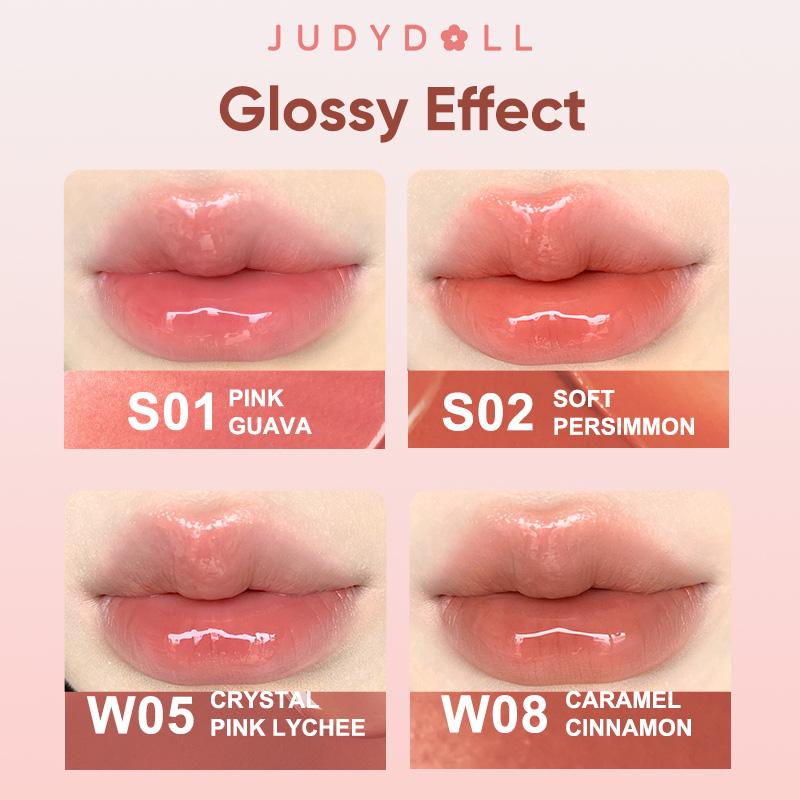 Judydoll Dual Lip Glaze Duo Lip Gloss, Cute Lip Gloss, Double-ended Mirror & Matte Lip Glaze, Waterproof Long-lasting Moisturizing Liquid Lipstick, Tinted Lipstick, Plumping Diverse Shades, Not Easy To Fade, Makeup Lip Cosmetic- The Perfect Holiday Gift