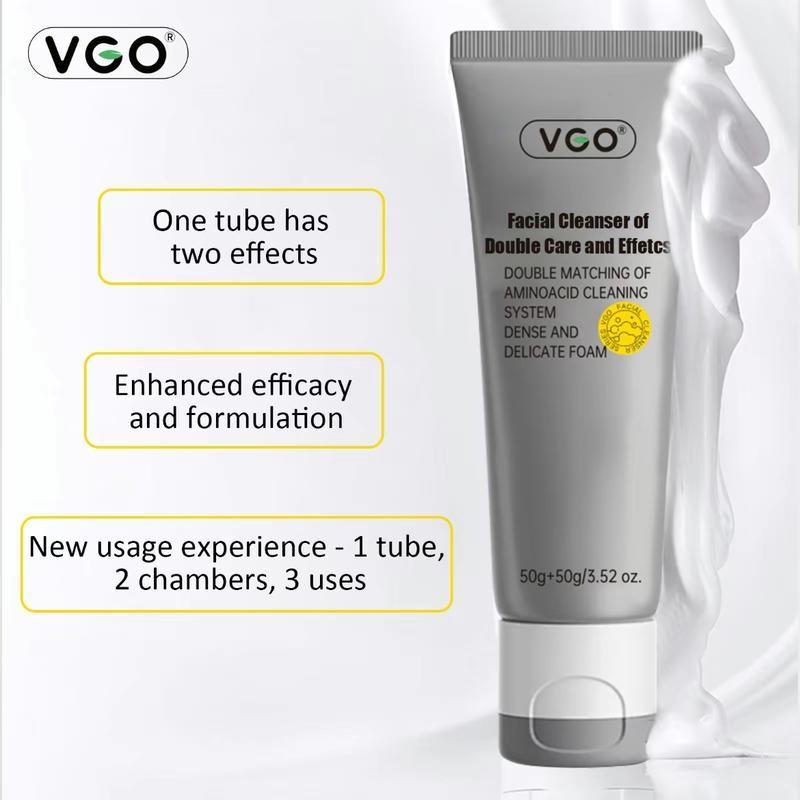 VGO-Vitamin C Serum, Moisturizer, and Facial Cleanser Set Cleansing Moisturizing Suitable for sensitive skin-Live Skincare Radiance Cleansing