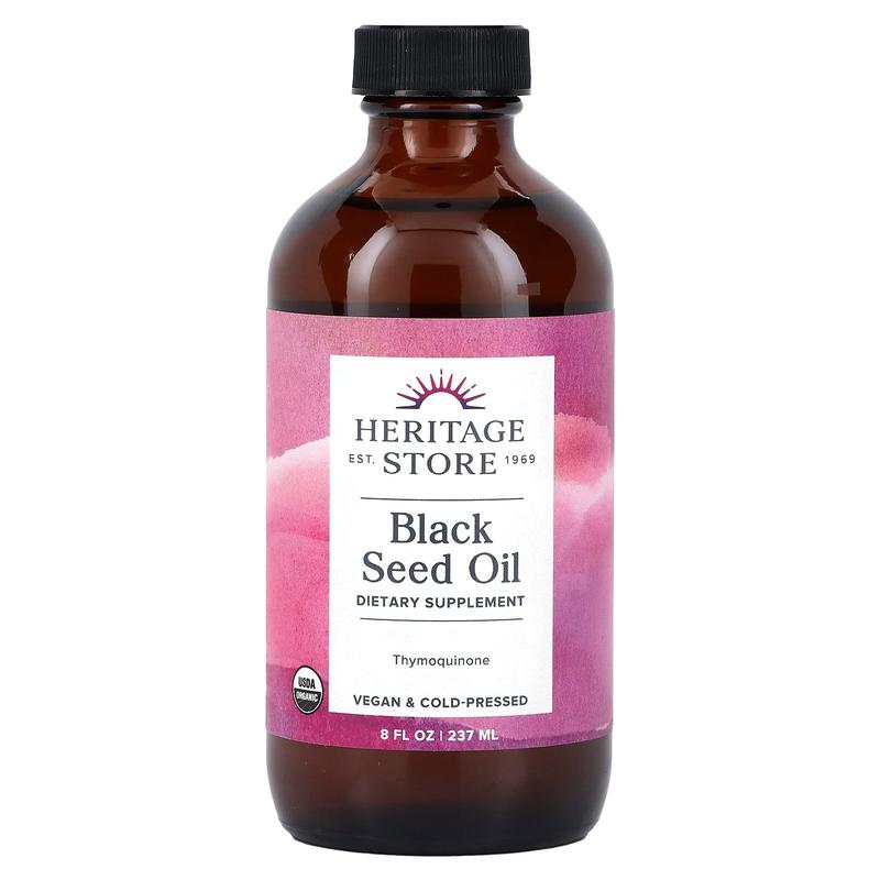 Heritage Store Black Seed Oil, 8 fl oz (237 ml)