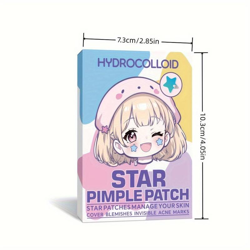 Heart & Star Shaped Acne Patches, 432pcs set Hydrocolloid Acne Cover Patches, Skin Care Products for Women & Men