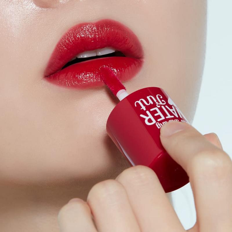 ETUDE Dear Darling Water Tint Cherry Ade (21AD) Makeup | Vivid Color Lip Stain with Moisturizing Weightless & Non-sticky Finish | Smudge-proof & Lightweight Lip Tint | K-beauty Cosmetic Gloss Lipgloss Lipstick Glossy Lip Care Moisturizer Moisture