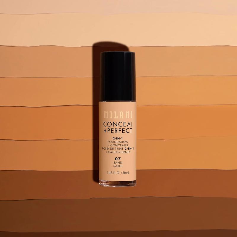 Liquid Foundation - Light Beige, 1 oz. Waterproof, Oil-Free, Medium to Full Coverage, Satin-Matte Finish