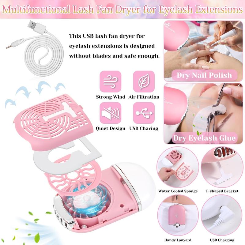 Lashes Kit for Eyelash Extension Beginners 470 count Professional Lash Mannequin  Practice Kit with Everything Lash Glue Lash Shampoo Lash Fan, Lash Extension Supplies for Practice