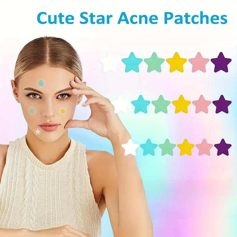 Heart & Star Shaped Acne Patches, 432pcs set Hydrocolloid Acne Cover Patches, Skin Care Products for Women & Men