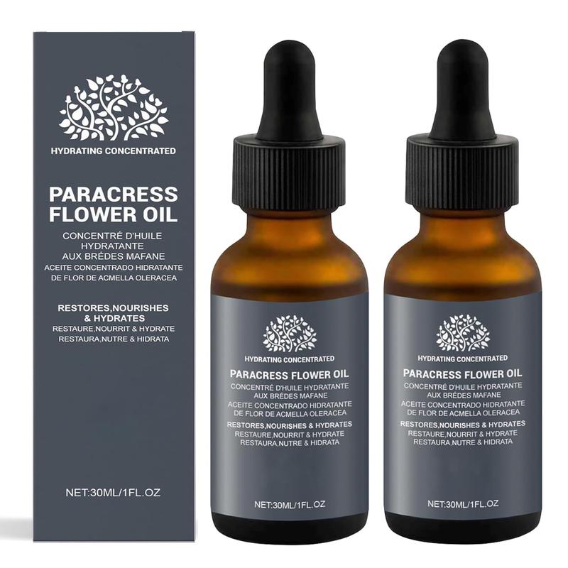 Paracress Facial Oil, Paracress Serum Organic, Paracress Extract Face Oil, Paracress Oil for Skin, Paracress Flower Oil Anti Aging, Smooth Wrinkles & Fine Lines, 30ml