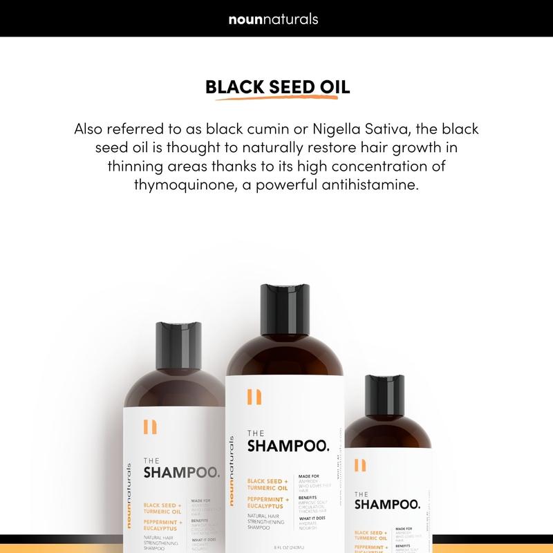 Turmeric + Organic Black Seed Shampoo