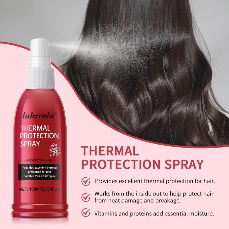 Heat Protective Spray, 2 Counts set Nourishing & Moisturizing Hair Thermal Protection Spray, Hair Care & Styling Product for Women & Men