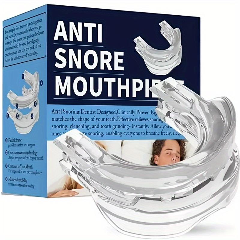 Comfort Anti-Snoring Mouth Guard- Stop Snoring& Bruxism, Improve Sleep Quality, No Battery Required