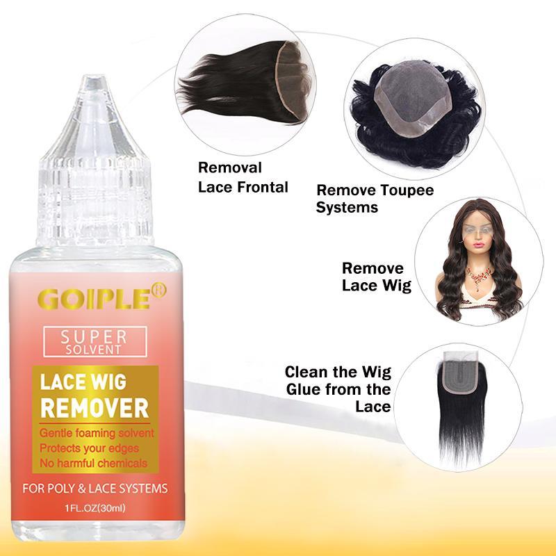 Wig Kit for Lace Front Wigs, 1 Set Including Invisible Adhesive for Wigs, Wig Melting Spray, Wig Glue Remover, Hair Styling Wax Stick, Wig Caps, Edge Control Brush and Lace Headband