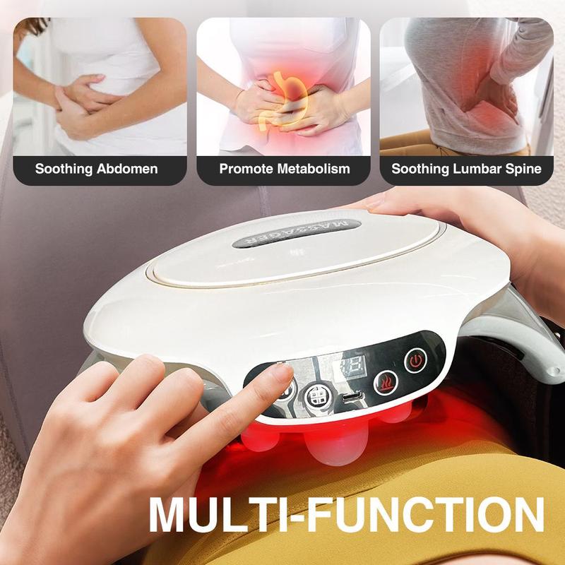 Abdominal Massager Electric Stomach Massager for Flattening Belly Multiple-use for Waist Abdomen Back Neck Leg 3 Modes Comfort