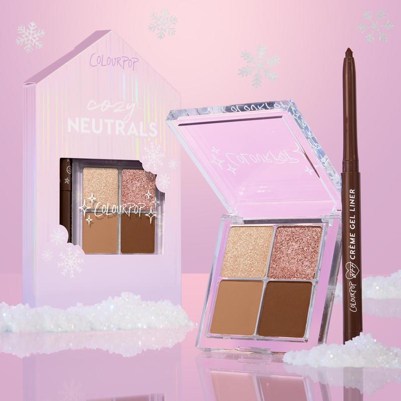 ColourPop® Cozy Neutrals - Neutral Eyeshadow Palette & Gel Liner Kit - Holiday Kit