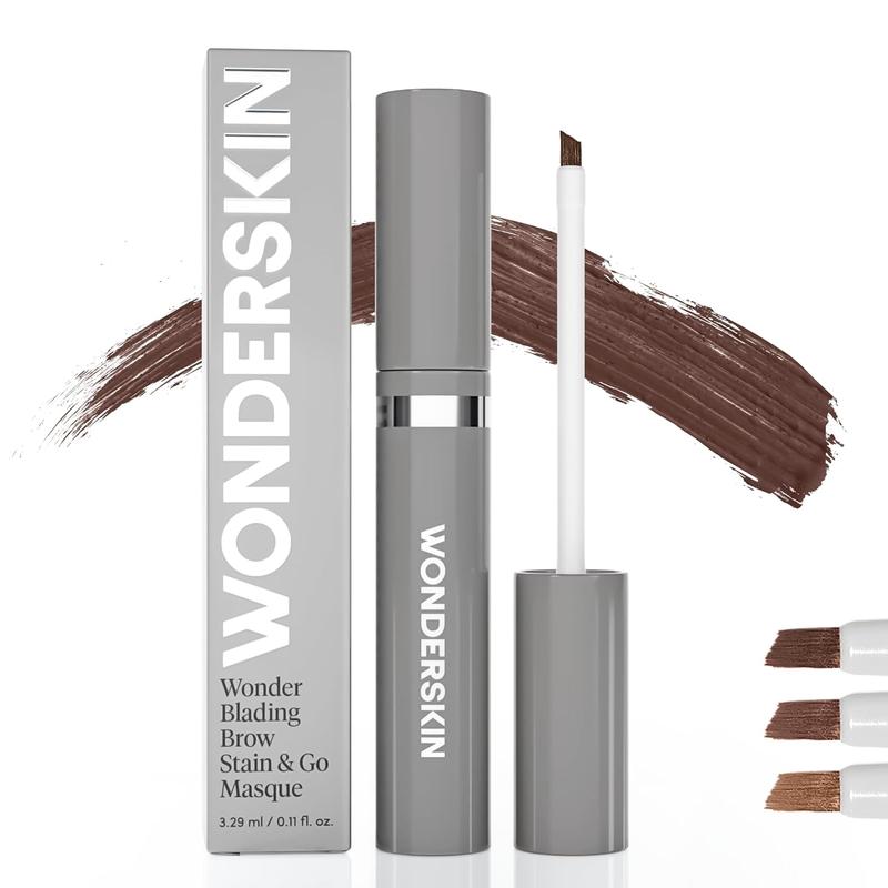 Eyebrow Tint - Wonder Blading Brow Stain & Go Masque, Long Lasting Brow Tint, Transfer Proof and Smudge Proof Eyebrow Stain (Dark Brunette)