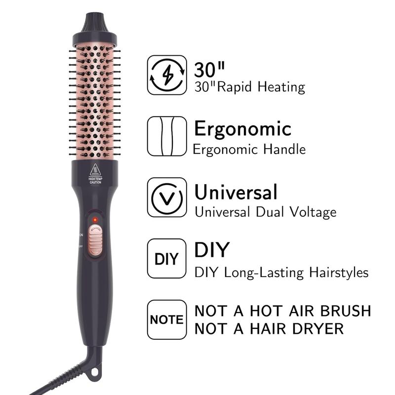 Automatic Curling Iron, Professional Anti-Tangle Automatic Hair Curler Double PTC Heated Hair Curling Comb,Instant Heat Up,Comfort Travel Hair Curler