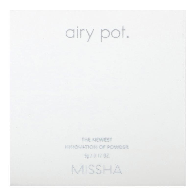 Missha Airy Pod Pressed Powder, Translucent, 0.17 oz (5 g)