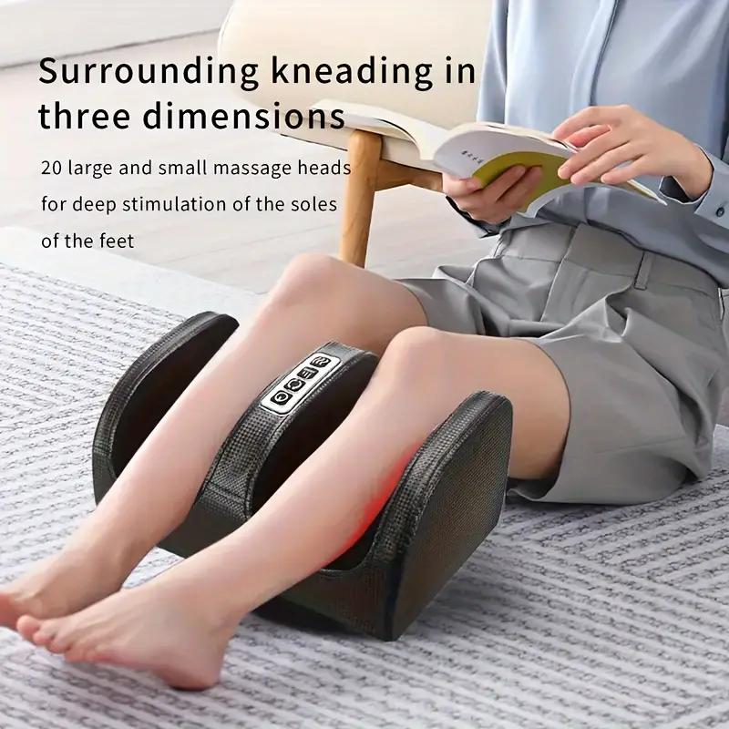 Massage Foot Massager, Deep Kneading Therapy, Foot Health, Relaxing Home or Office Use For Rubbing and Rolling of Feet and Ankle, Fitness Equipment Foot and Calf Massager with Massage Roller, Sports Massage foot massager