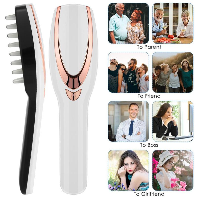 Electric Scalp Massager, 1 Count Handheld Head Scalp Massaging Comb, Hair Massager, Head Relaxation Tool, Personal Care Appliances, Christmas Gifts