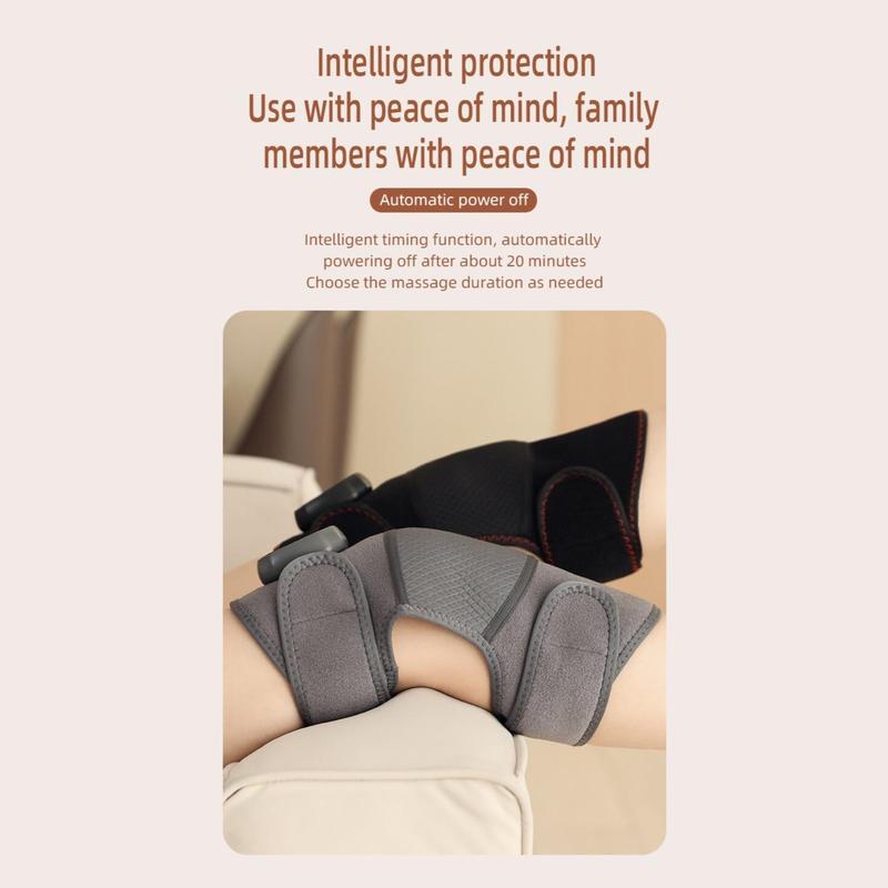 Cordless Knee Massager, Rechargeable Wireless Knee Massager with Vibration Function, Heating Knee Massager for Women & Men, Best Product for A Comforting Massage