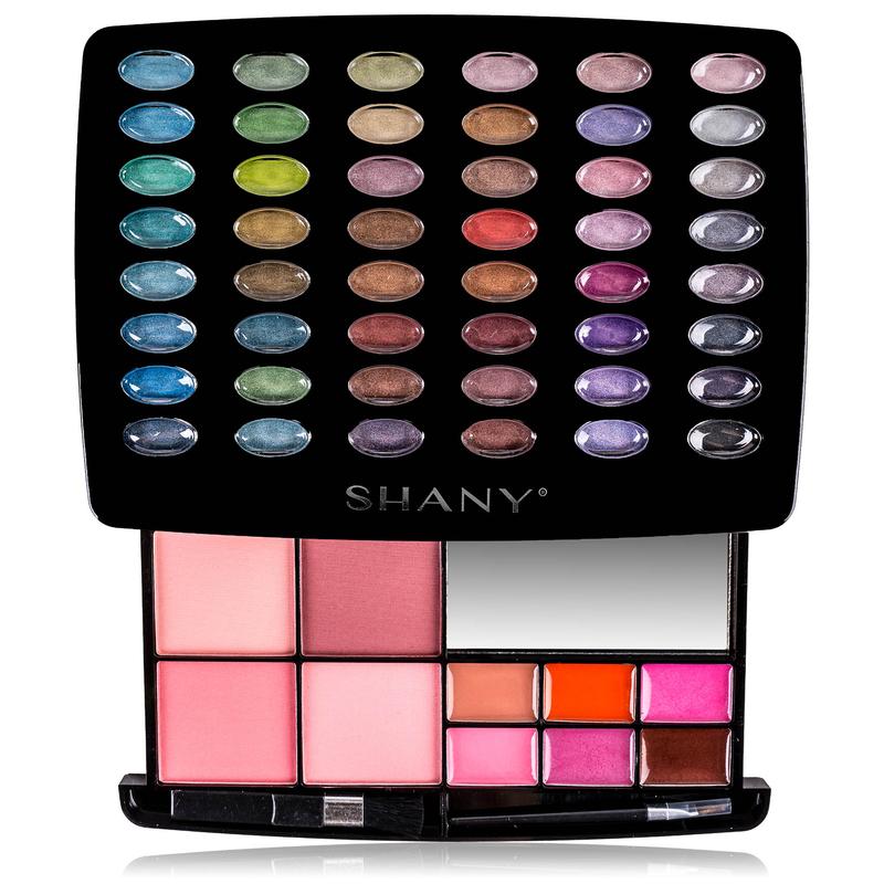 SHANY Glamour Girl Makeup Kit Eyeshadow Palette with Eyeshadows , Blushes, Lipstick Lip-gloss , Makeup Mirror, Makeup applicators, Premium Gift Packaging - Vintage