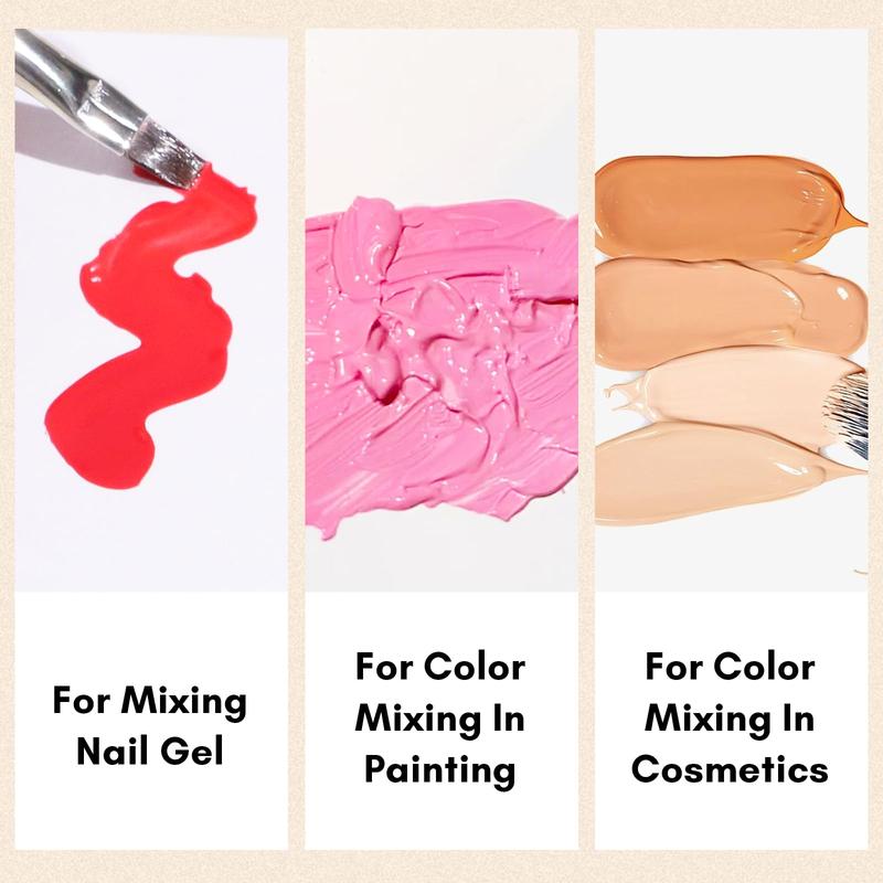 Makartt Gel Nail Polish Palette Paper, Disposable Nail Art Mixing Palette Papers Portable Waterproof Nail Art Drawing Makeup Palette Nail Gel Mixing Tool Nail Supplies Home Salon 50PCS Nail Care Manicure