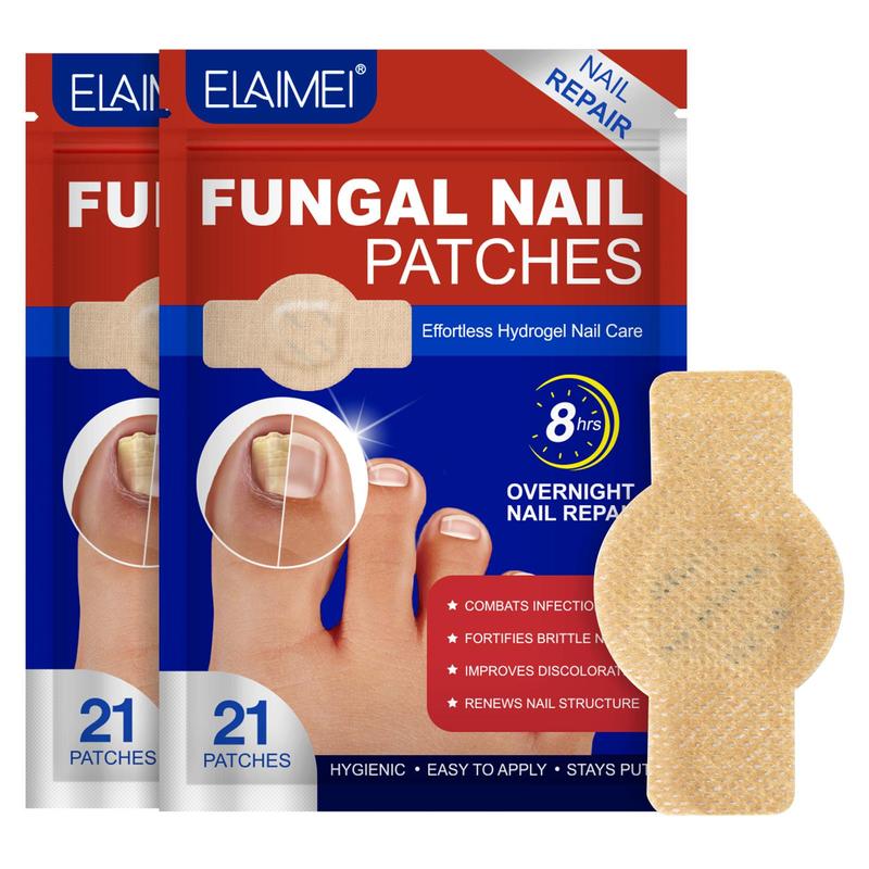 Fungal Nail Patches, 2 Boxes Nail Health Care Patches, Nail Care Patches, Suitable for Solving Fungal Nails and Other Nail Problems