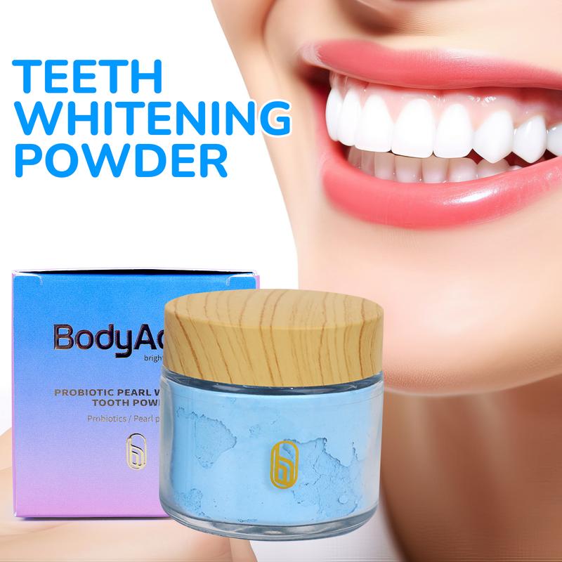 ANTeeth Whitening Powder Enamel-Safe Tea Coffee Wine  Smoking Stain Remover  Non-Sensitive Formula Cool Mint Flavour