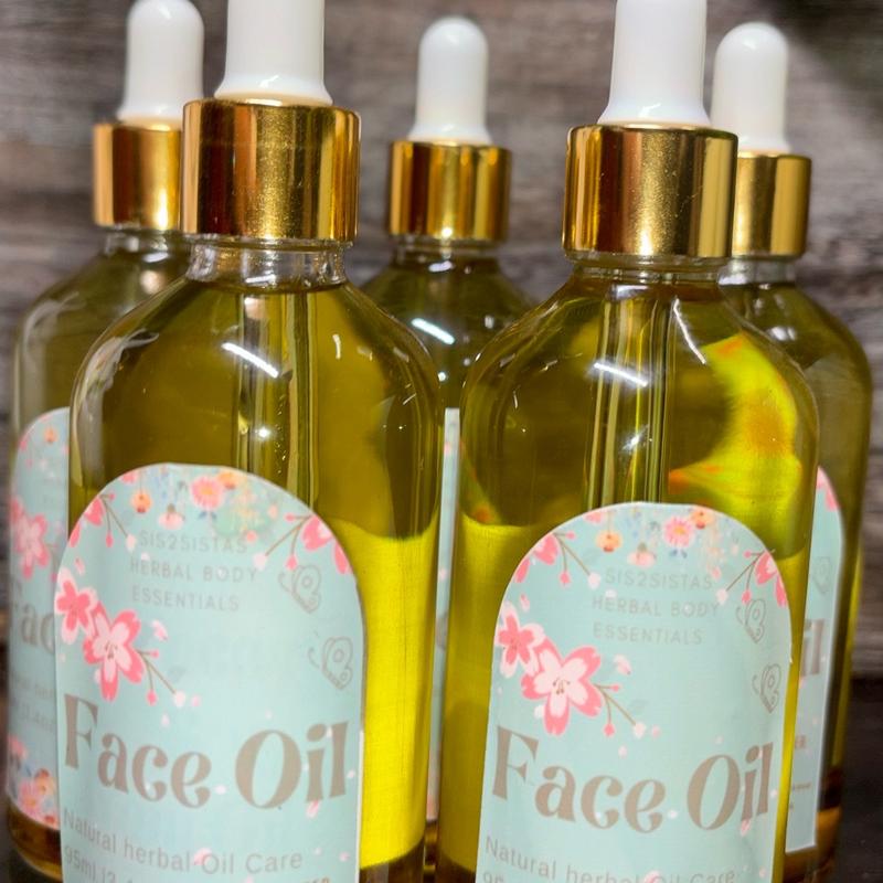 Botanical Infused Herbal Face Oil for Skincare