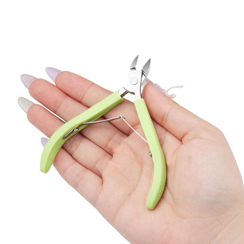 Stainless Steel Cuticle Scissors, Dead Skin Remover, Manicure and Pedicure Care Tool, Durable Spring Design, Nail Care Tool for Home & Salon Use, Christmas Gift