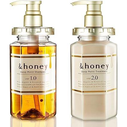 &honey Shampoo & Conditioner Set for Curly, Fizzy, Straight, Kinky hair - Organic Hair and Scalp Care for Intense Cleansing and Hydration Hair-care