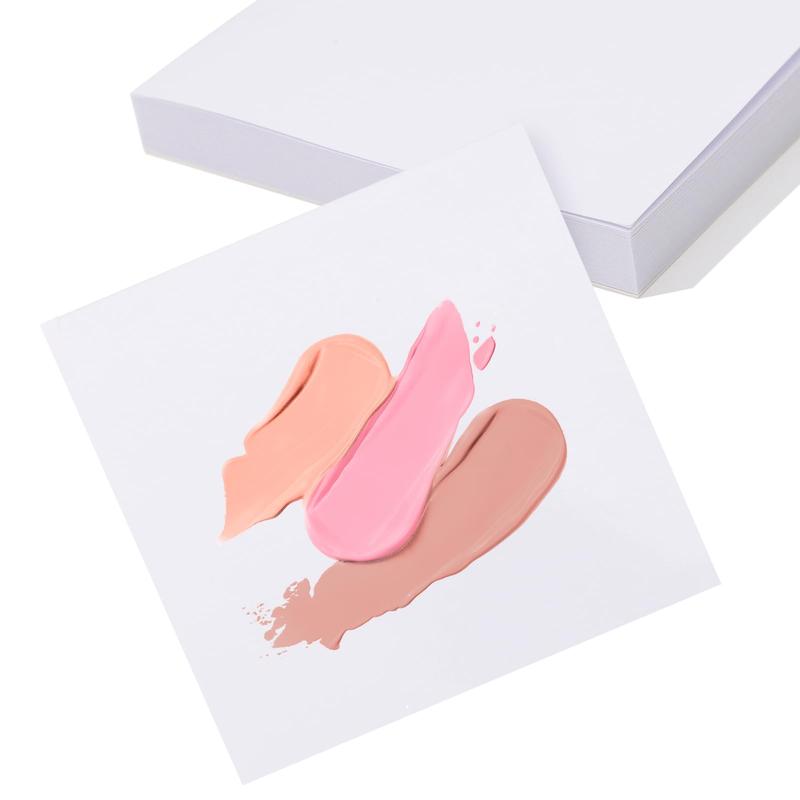 Makartt Gel Nail Polish Palette Paper, Disposable Nail Art Mixing Palette Papers Portable Waterproof Nail Art Drawing Makeup Palette Nail Gel Mixing Tool Nail Supplies Home Salon 50PCS Nail Care Manicure