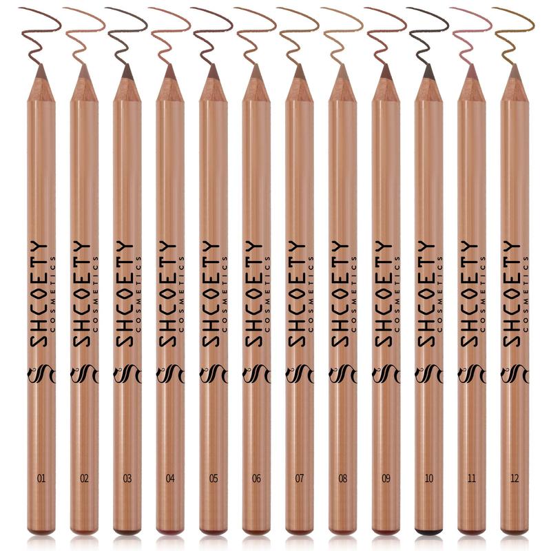 Matte Lip Liner Set, 12 Pcs set Of Matte Lip Pencils, Easy To Color Lip Liner, Suitable for All Occasions Makeup, Girls Makeup Accessories