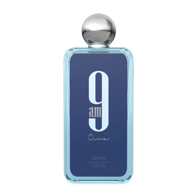 9AM Dive EDP For Men - 100ML (3.4Oz) By Afnaan - Long Lasting Fragrance For Men Apple Mint