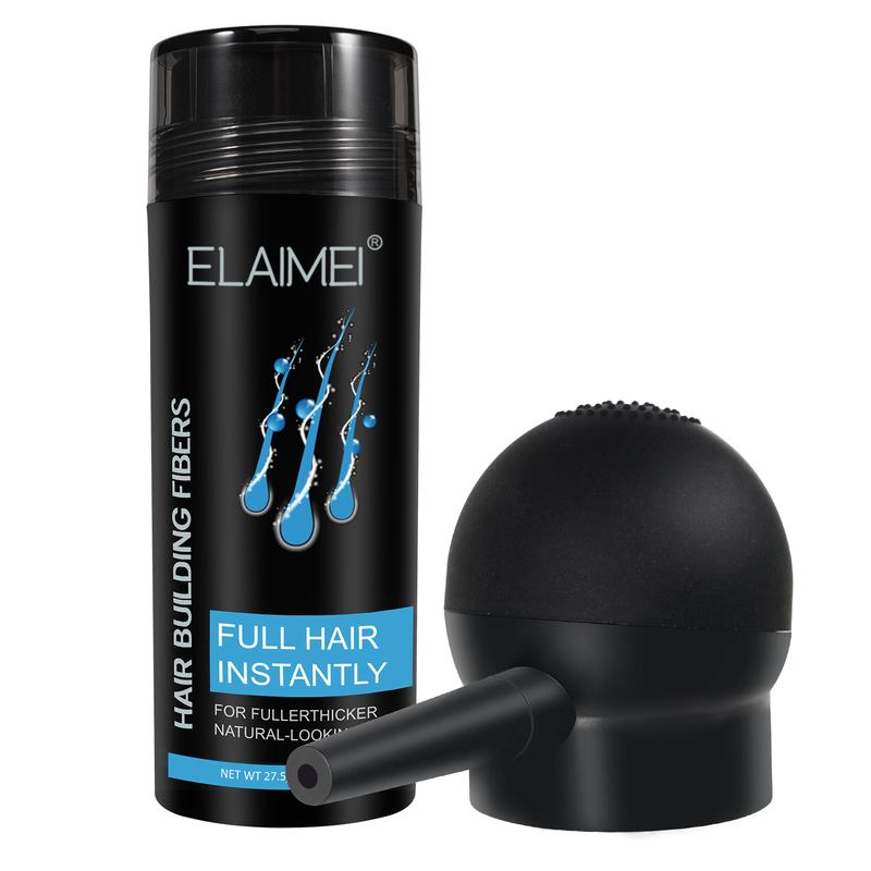 ELAIMEI Hair Fibers - Natural Plant-Sourced Keratin Protein - Thicker Fuller Men's & Women's Hair - Undetectable - 0.97oz Bottle - Hair Care Comfort