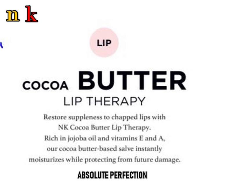 NICKA K Cocoa Butter Lip Therapy (3 Pack)