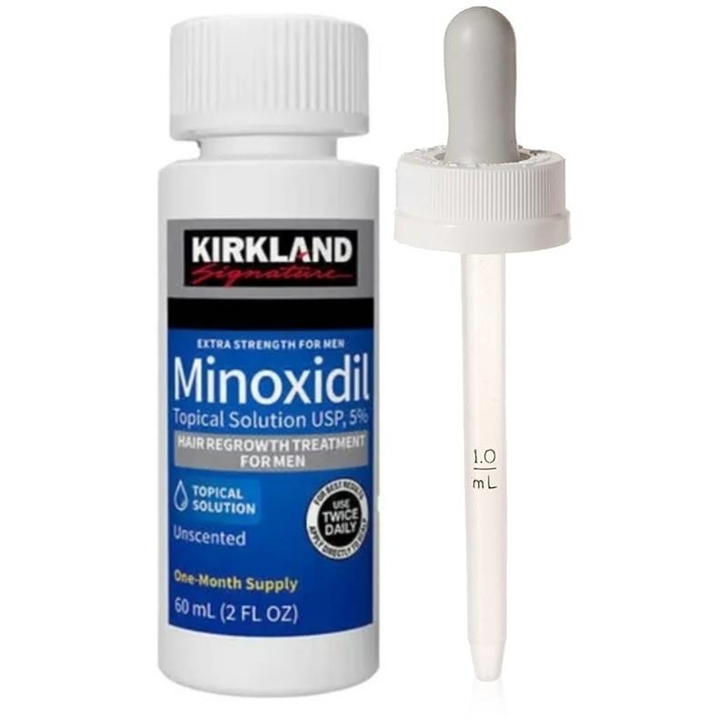 1 to 12 Months Supply Kirkland Minoxidil 5% Extra Strength Men Hair Regrowth Hair Care Serum