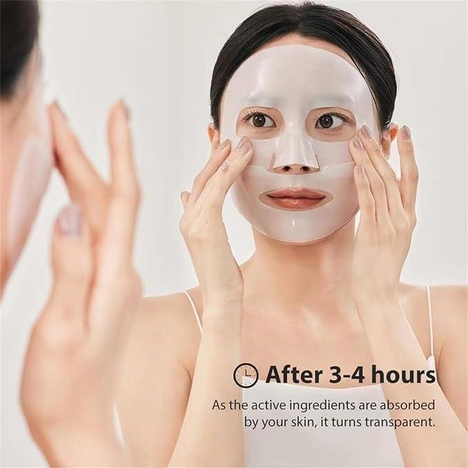 Collagen facial mask moisturizing overnight (4 pieces 1 box) pure collagen film, improve elasticity, tighten and moisturize, repair skin Skin Repair