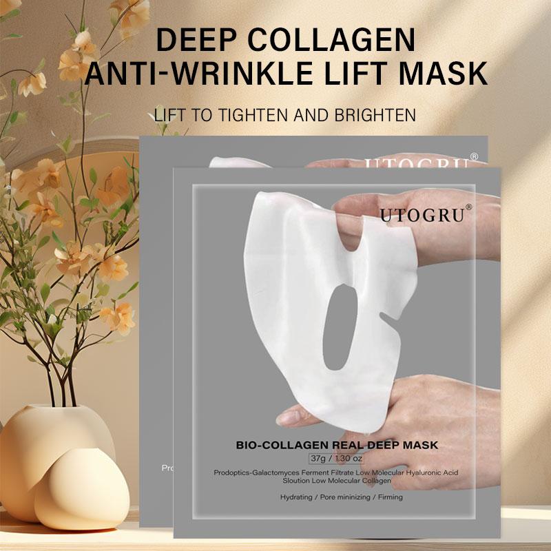 Deep Collagen Energy Mask | Night Sleep Collagen Mask 4PCS Skincare Hyaluronic Hyaluronic Acid Repair Overnight Deep