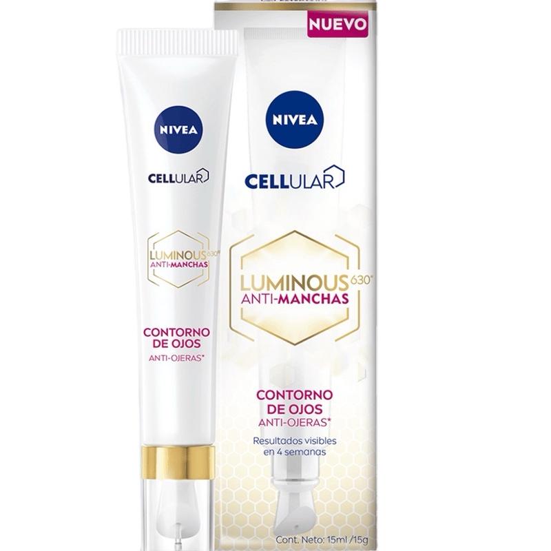 NIVEA LUMINOUS630 Eye Contour Cream 15ml - Anti-Aging Treatment with Hyaluronic Acid and Caffeine - Moisturize